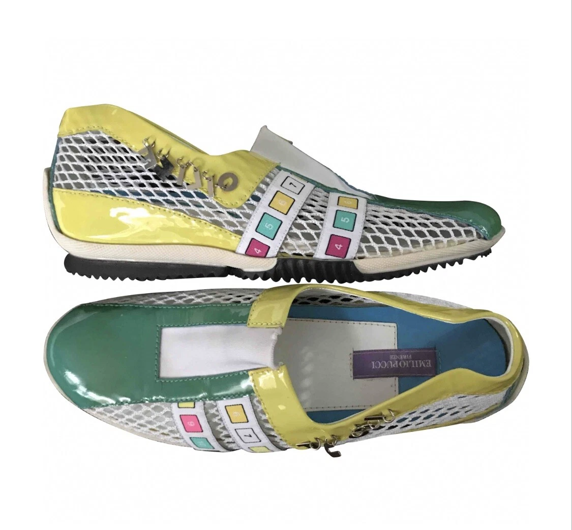 Emilio Pucci Vtg Rare Loafers, Shoes , Sneakers Woman’s EU 37 Made In italy