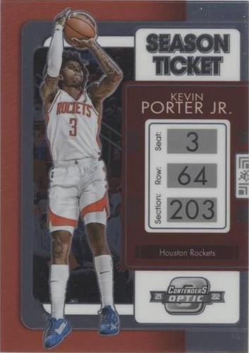 Kevin Porter Jr. 2021-22 Panini Contenders Game Night Ticket #14