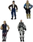 Lot 4 Vintage Hasbro GI Joe Figures 3.75" Dogfight Knockout Xamot Cobra Driver