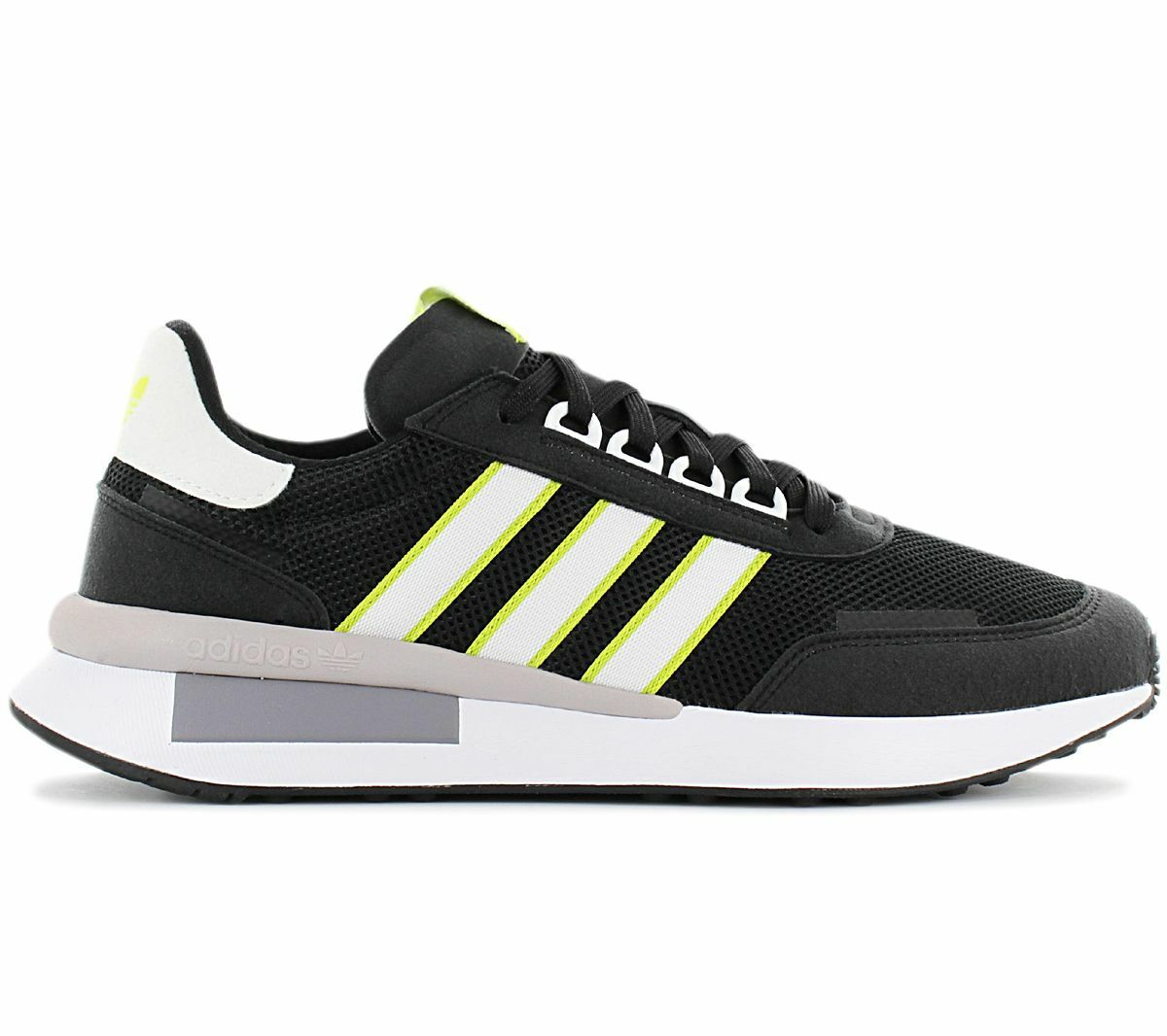 Size 10.5 - adidas Retroset Black Solar Yellow for sale online | eBay