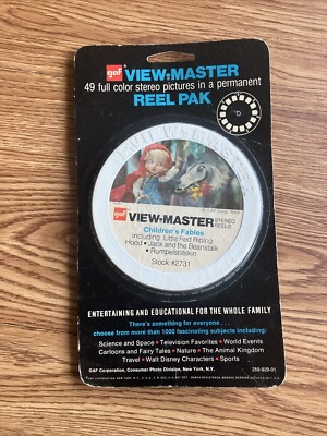SEALED -VIEW MASTER 7 REEL PAK Children s Fables Stock #2731