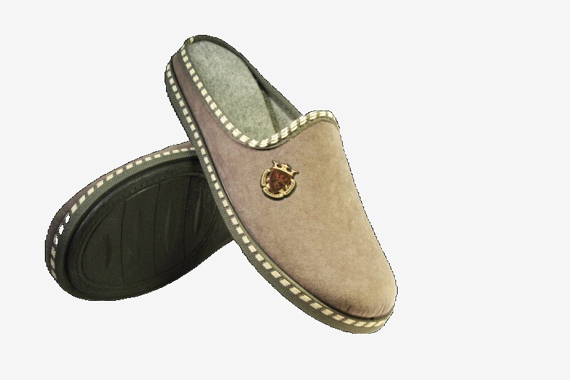 SAOLA Pantofole mules verdi in microfibra made in Spain suola in gomma spessa suola media a molla