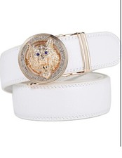 Gold/silver Tiger Wolf Buckle