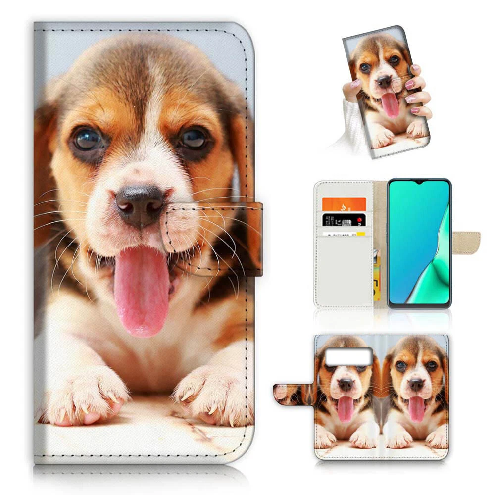 For Google Pixel 7 Pro Wallet Flip Case Cover AJ23295 Beagle Dog