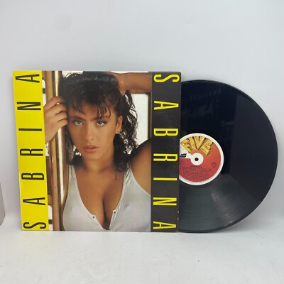 Sabrina S/T Album Vinyl LP Italy 1987 Import VG+/VG+ Electro-Italio-Disco