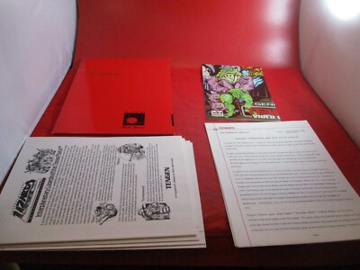 Tengen 1994 Press Kit w/ Interplanetary Lizards Sega Genesis (Unreleased) Poster