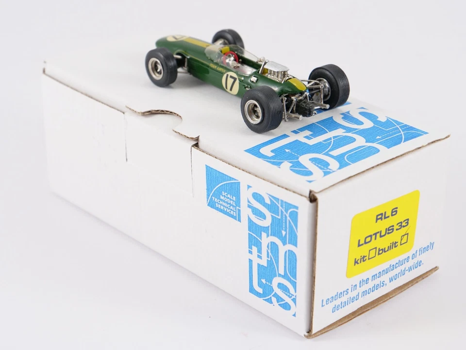 SMTS GB N.RL6 Corsa Linea Lotus 33 #17 Kit Metallo Montato Nuovo 1/43 - Immagine 3 di 4