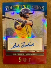 2022 Panini Select Sal Frelick 85/99 Tri-Color Youth Explosion Auto SP Rookie RC