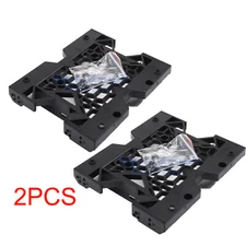 2X 5.25" to 3.5" 2.5" SSD HDD Drive Bay Computer Case Adapter Mounting Bracket 
