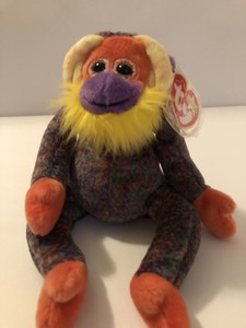 ty beanie babies bananas monkey