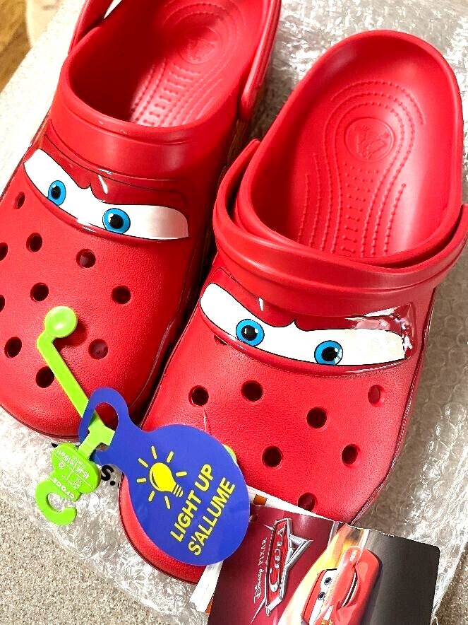 Crocs Classic Clog Cars Lightning Mcqueen Limited Edition- Rare! Size M7/W9