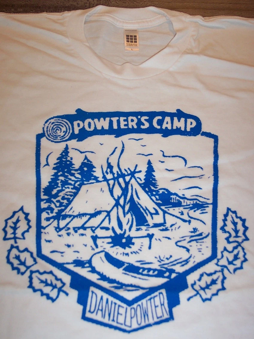 DANIEL POWTER Powter's Camp T-Shirt LARGE NEW