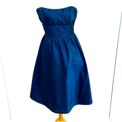 air force dress blues enlisted Buy Women Navy Blue Rib Balloon Hem Detail Short Dress Online at Best Price main image 0