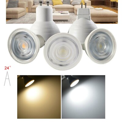 Dimmable COB LED Spotlight 7W GU10 MR16 GU5.3 Light Bulbs 110V 220V White Lamps