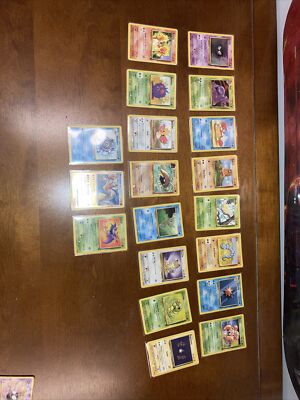 95,96,98 Retro Pokémon Cards Base Set