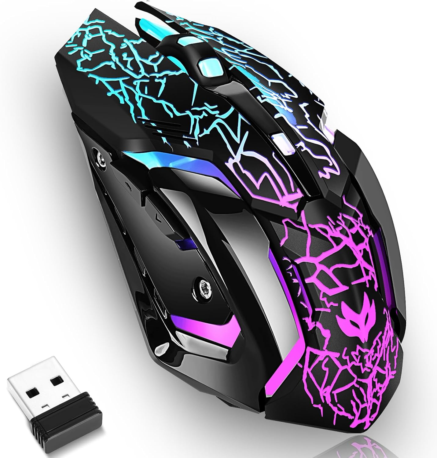 Wireless Gaming Mouse with Fast Type-C Charging and Rechargeable Battery