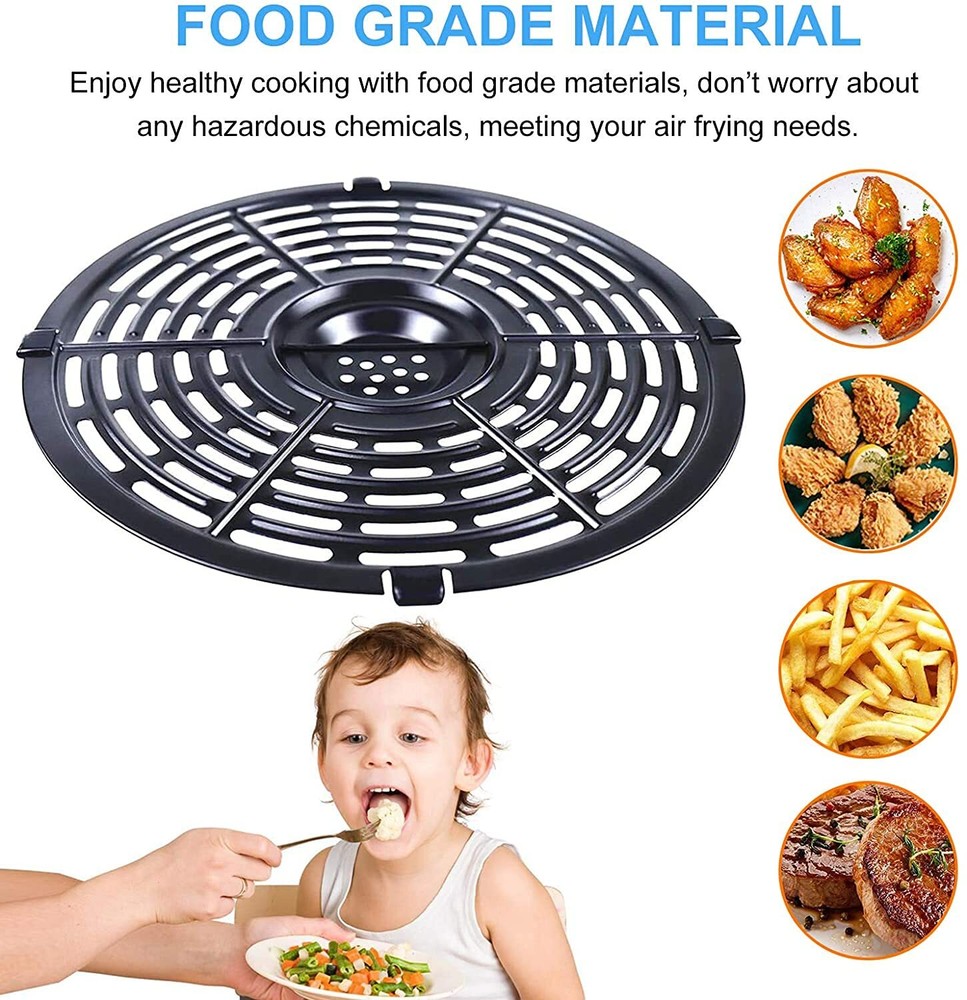 Essential Air Fryer Accessories for Chefman Turbofry 3.6 Qt 8.1-Inch Round Nonstick Model