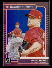 2021 Donruss #22 Jack Flaherty Holo Blue Card St. Louis Cardinals