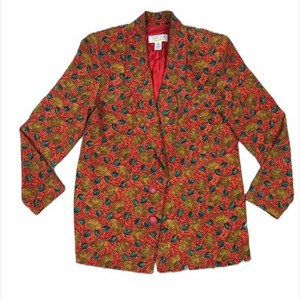 floral boyfriend blazer