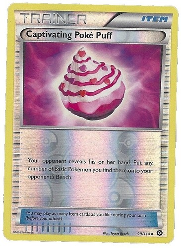 Volcanion EX 107/114 XY Steam Siege Ultra Rare Full Art Pokemon