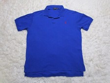 Polo Ralph Lauren Shirt Mens Extra Large XL Blue Small Pony Red