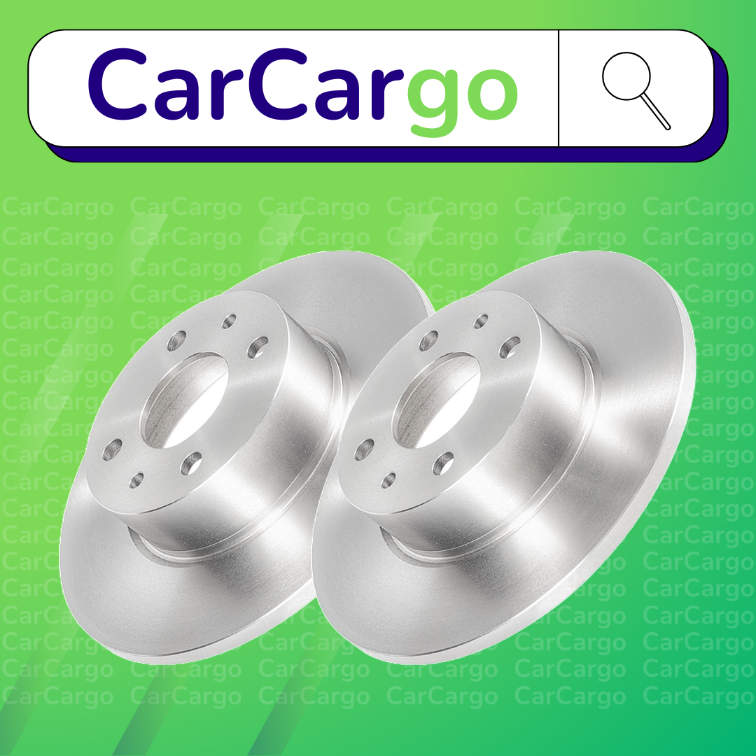 Premium Solid Rear Brake Discs Pair Fiat Bravo 1.4 T-Jet 2007-2014 251 mm