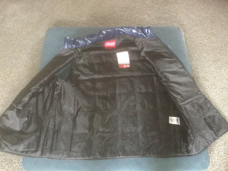 Coleman Men's XL Navy Blue Quilted Puffer Vest $70 NWT - Image 4 of 4
