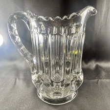 Antique 1904 US GLASS #15086 MIRROR GALLOWAY Pitcher