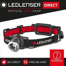 Ledlenser H8R Head Torch Rechargeable LED 600 lm, Inc Rear Red Light (Renewed)