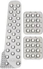 Omp - Sand-blasted Aluminum Pedals Set Of 3  Oa0-1020-003 