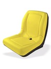 John Deere LT155, LT160, LT166, LT170, LT180 Aufsitzmäher Sitzschale gelb PVC