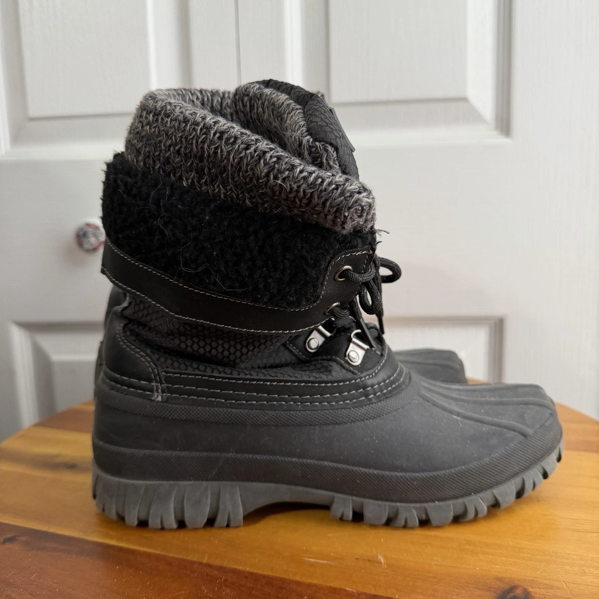 Storm Midnight Black Waterproof Boots size 8 Storm Boots for Women for sale | eBay main image 2