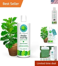 Fiddle Leaf Fig Liquid Fertilizer - 8 oz Certified Nourishment for Larger Leaves