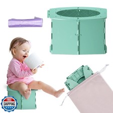 Teo - Portable Toddler Travel Potty   Foldable, Lightweight, Leak-Proof Toile