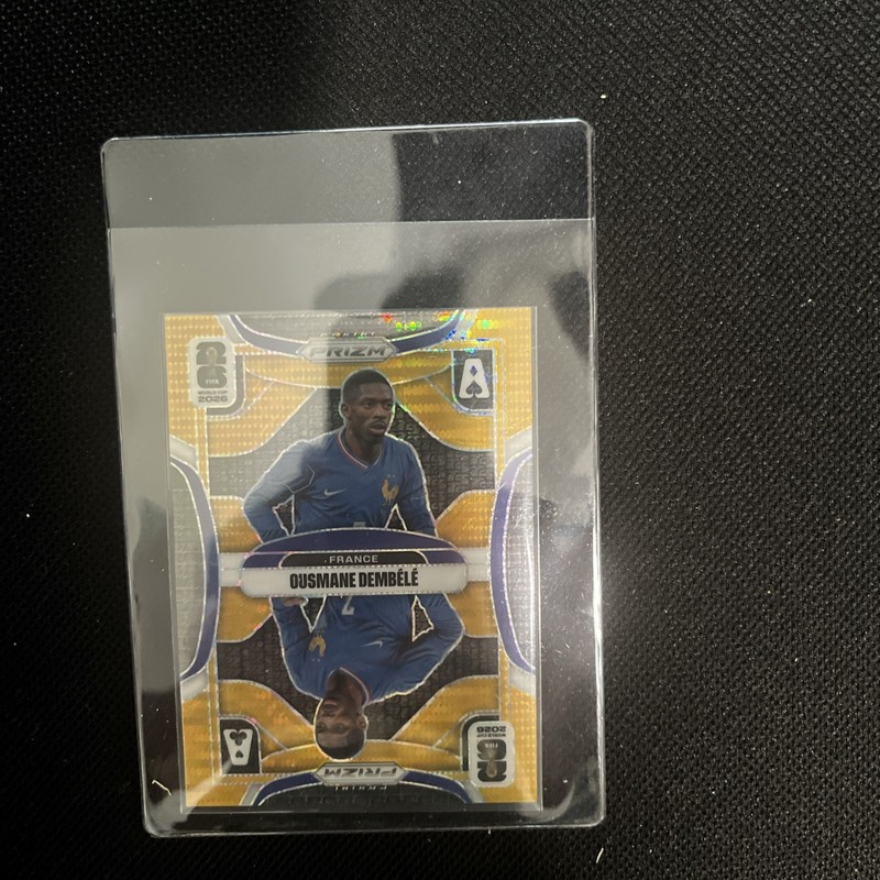 2026 Panini Prizm Fifa World Cup - Aces Ousmane Dembele Gold Preferred /10.
