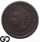 1869 Indian Head Cent Penny *Tough To Find* Key Date