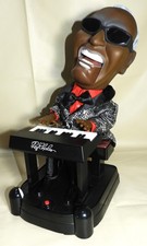 Ray Charles Animated Piano Singing Swaying America The Beautiful & What'd I Say