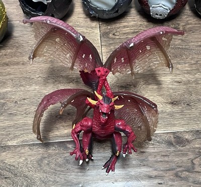 Mega Bloks Plasma Dragons Balefyre Red.4 Wings See Photos