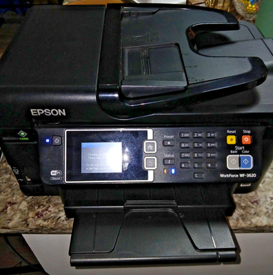 #ad #ad Epson WorkForce WF 3620 Color Wireless Inkjet All in One Printer Light use Ink $89.99