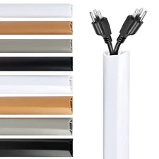 Rubber Bond Cord Cover Floor Cable Protector - Strong Self Adhesive... Fast Ship