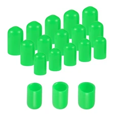 60pcs Rubber End Caps 9/32" 3/8" 1/2" Green Screw Thread Protector