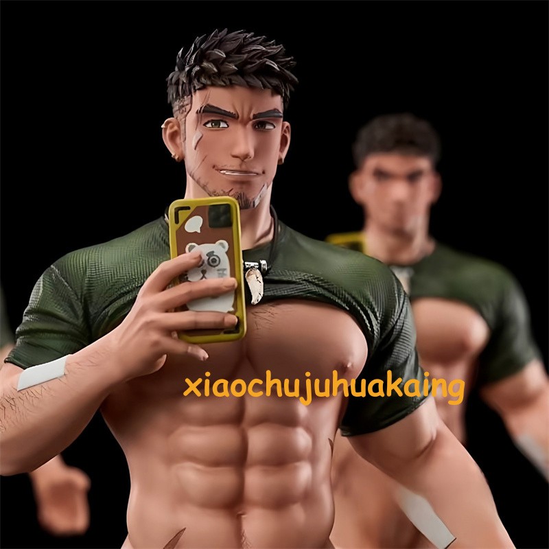 Gentleman 18 Studio Decoration Worker Kevin GK Resin Statue