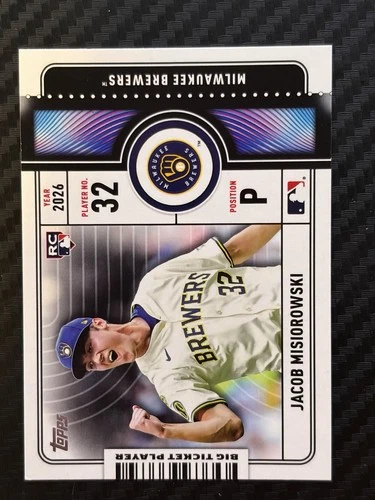 2026 Topps Series 1 Jacob Misiorowski Base (RAW)