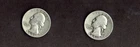 1951 Washington Quarters  1 Philadelphia mint & 1 Denver mint.