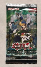Yugioh Legendary Duelists Synchro Storm 1x BOOSTER PACK - NEU - Deutsch 5 Karten