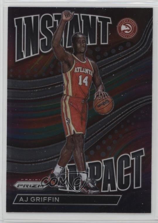 2022-23 Panini Prizm Instant Impact AJ Griffin #5 Rookie RC z6b