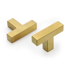 10 Pack Cabinet Knobs Gold Drawer Knobs