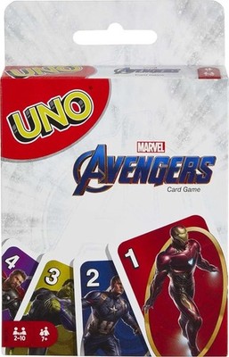 Mattel UNO: Avengers | Your Favorite Heroes Join This Fun, Fast-paced Card Game