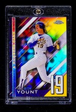 Robin Yount RARE REFRACTOR COLORBLAST HOLO PRIZM INVESTMENT CARD Brewers SSP