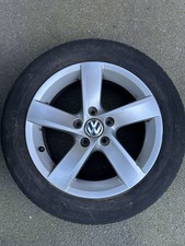 VW Passat B7 16” Barcelona Alloy Wheel & Tyre OEM 3AA601025A GENUINE